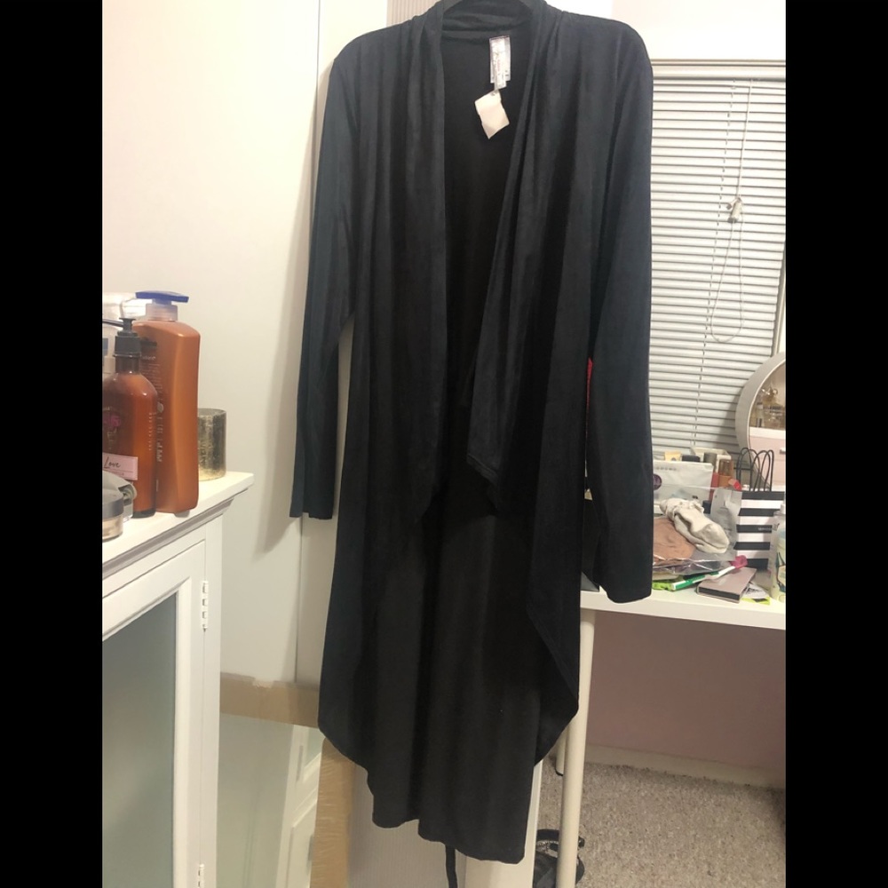 Navy Blue Duster Coat